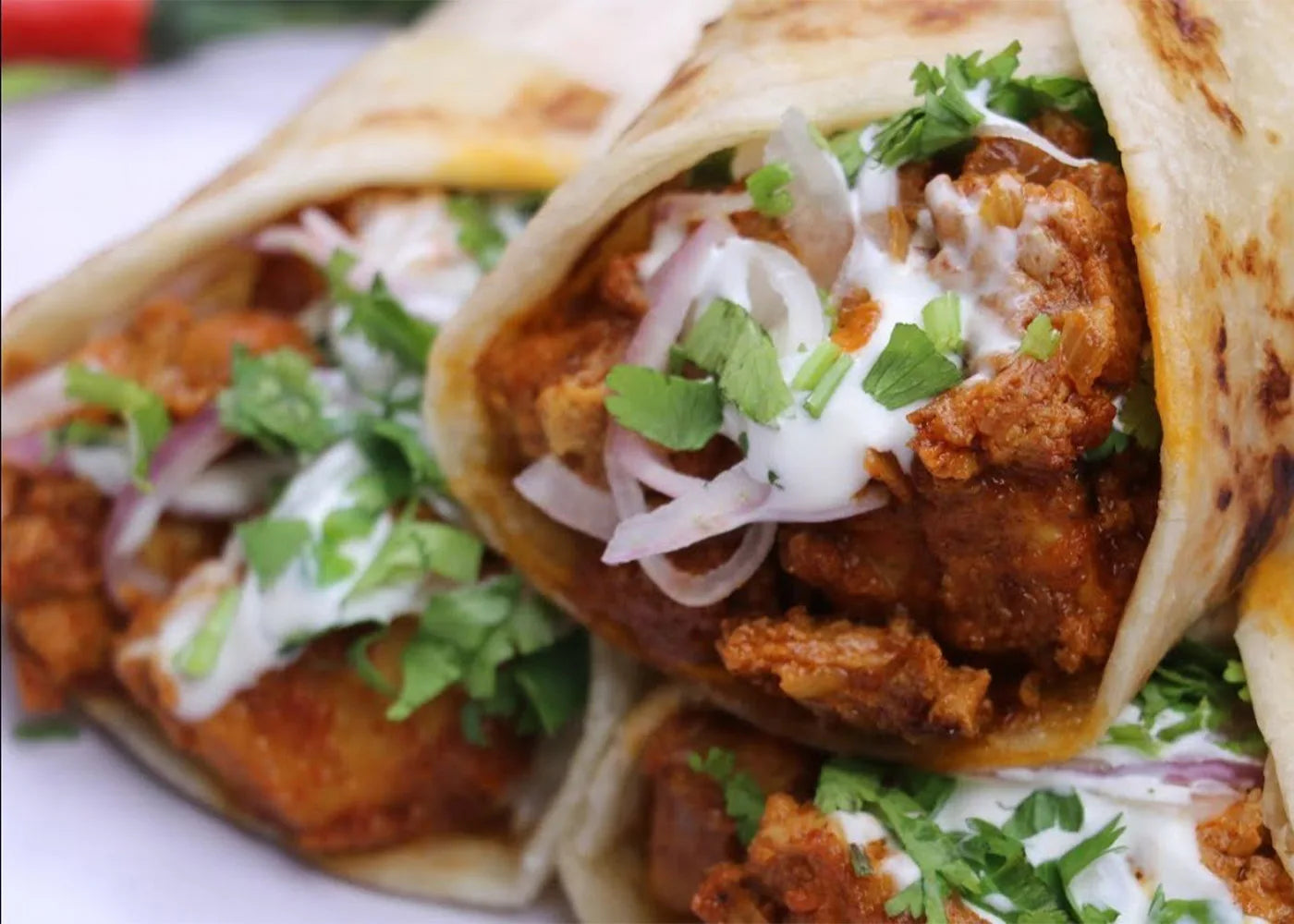 Butter Chicken Wrap
