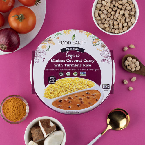 Organic Madras Coconut Curry With Turmeric Rice