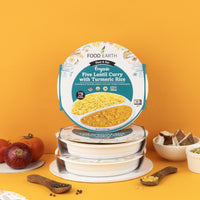 Organic Five Lentil Curry With Turmeric Rice